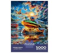 Rana comune europea Puzzle 1000 Pezzi, Puzzle Impossibile 1000 Pezzi Gioco Di Sfida Intellettuale 52x38cm/1000pcs