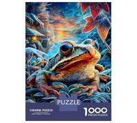 Rana comune europea Puzzle Da 1000 Pezzi Per Adulti E Bambini - Puzzle Ad Alta Difficoltà,Giochi Stimolanti Per Tutta La Famiglia 70x50cm/1000pcs