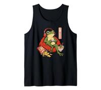 Rana di Gioco Cuffie Ramen Giapponese Gamer Art Canotta