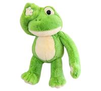 Rana di peluche Decorazione timida per la casa con occhi coperti 35