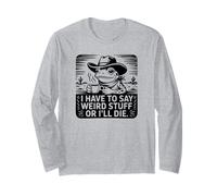 Rana Divertente I Have to Say Weird Stuff or I Will Die Maglia a Manica