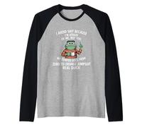 Rana Evito Le Cose perché Ho Paura di Me Maglia con Maniche Raglan
