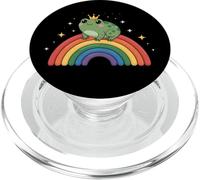 Rana felice su arcobaleno - LGBTQ Pride Kawaii Design PopSockets PopGrip per MagSafe