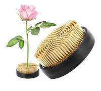 Rana Floreale - Supporto Aghi In Acciaio Per Fiori - Supporto in Metallo con Aghi di Rame per Decorazioni da Scrivania e per Giardino