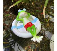 Rana Galleggiante Su Anello Da Nuoto, Ornamento Multiuso Per