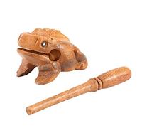 Rana in Legno Strumento Musicale Rana Musicale Tailandia Artigianato Tradizionale Rana Portafortuna in Legno Gracidio Strumento Musicale Decorazioni per L'home Office 1 (N. 1 5,8