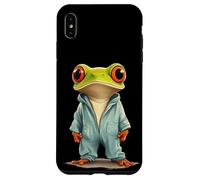 Rana in pigiama: pronta per un divertente pigiama party Custodia per iPhone XS Max