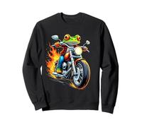 Rana in Sella a Una Moto Design Divertente Rana Felpa