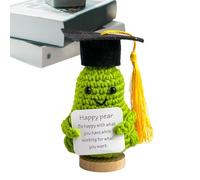 rana lavorata a maglia - fatto a mano all'uncinetto, morbido animale di | Mini di per laurea, all'uncinetto per supporto emotivo, regalo per amico con b