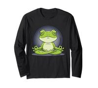 Rana Meditazione Yoga Divertente Maglia a Manica