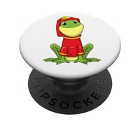 Rana Pompiere Elmo da pompiere Vigili del fuoco PopSockets PopGrip Adesivo