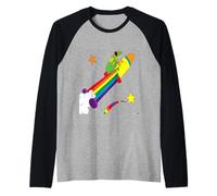 Rana razzo: lancia nella gioia! Maglia con Maniche Raglan