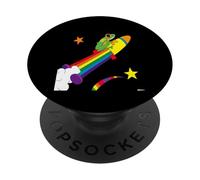 Rana razzo: lancia nella gioia! PopSockets PopGrip Adesivo