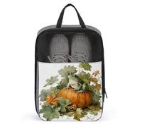 Rana seduta su una zucca borsa per scarpe da viaggio per uso quotidiano anti-polvere porta scarpe da golf