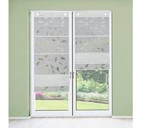 Rana - Tenda a rullo magnetica, tessuto semitrasparente, colore: bianco, dimensioni: 130 x 45 cm