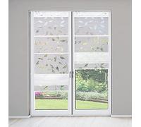 Rana - Tenda a rullo magnetica, tessuto semitrasparente, colore: bianco, dimensioni: 130 x 45 cm