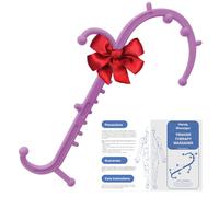 Ranarose Massaggiatore per schiena e collo, strumento per massaggio completo dei punti trigger point, bastone da massaggio per alleviare il dolore, strumento di massaggio per punti di pressione