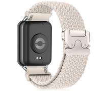 RanBluu Cinturino in Nylon da Xiaomi Redmi Watch 5/Redmi Watch 4/Xiaomi Smart Band 9 Pro/Smart Band 8 Pro, Cinturino di Ricambio Elastico, Sportivo Bracciale per Uomo e Donna, Bianco