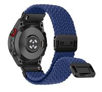 RanBluu QuickFit 22mm Nylon Cinturino per Garmin Tactix 8 47mm/Descent G2/fēnix 8 47mm/fēnix E/Fenix 7, Chiusura magnetica Cinturini, Cinturini Sportivi di Ricambio per Garmin Epix 2, Blu