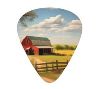 Ranch view i plettri per chitarra da 12 pezzi includono tre plettri: sottili, medi e pesanti. Adatto per chitarre elettriche, acustiche e bassi di tutte le forze