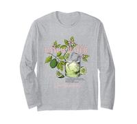 Ranch Water Texas Lime Cocktail Floral Aesthetic Maglia a Manica