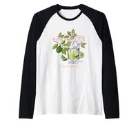 Ranch Water Texas Lime Cocktail Floral Aesthetic Maglia con Maniche Raglan
