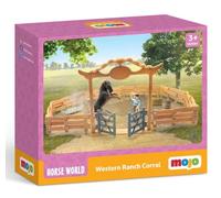 Ranch western per bambini con cavallo e cowboy