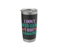 Rancher Funny La mia idea di cura di sé include il ranching Bicchiere termico in acciaio inox doppia parete
