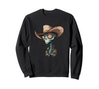 Ranching the Stars con questo divertente costume da cowboy alieno Felpa