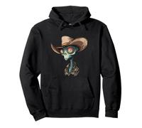Ranching the Stars con questo divertente costume da cowboy alieno Felpa con Cappuccio