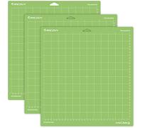 RANCOVY Tappetino da taglio per Cricut Maker 3/Maker/Explore 3/Air 2/Air/One Standard Grip per Cricut Adesivo Quilting Tappetino da taglio 30,5 x 30,5 cm, Verde Confezione da 3