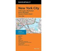 Rand McNally Cartina piegata: New York City 5 Boroughs Street Mappa