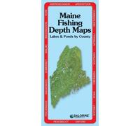 Rand McNally Delorme Atlas Maine Fishing Depths (Tascabile)