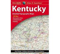 Rand McNally Delorme Delorme Atlas & Gazetteer Kentucky 6e (Tascabile)