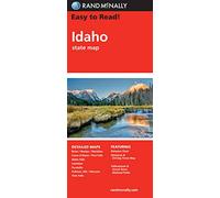 Rand McNally Easy to Read! Idaho State Map [Lingua Inglese]