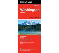 Rand McNally Easy to Read: Washington State Map