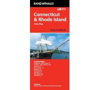 Rand McNally Facile da leggere: Connecticut, Rhode Island State Map
