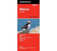 Rand McNally Facile da leggere: Mappa dello stato del Maine