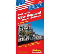 Rand McNally Hallwag New England Road Map [Lingua Inglese]