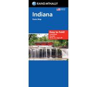 Rand McNally Rand McNally Easy to Fold: Indiana State Laminated Map (Map)