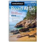 Rand McNally Road Atlas Large Scale 2025: United States, Canada, Mexico