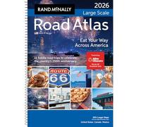 Rand McNally Road Atlas Large Scale 2026: United States, Canada, Mexico