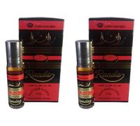 Randa Concentrated Perfume Oil Roll-On (6ml x 2) | Alcohol-Free Long Lasting Attar for Men & Women | Elegant Floral-Musky Fragrance Combo Pack