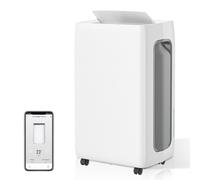 Randaco Deumidificatore elettrico 26 l/giorno con app e WiFi, per ambienti fino a 50 m², display LED con funzione timer, funzione di asciugatura, funzione di sbrinamento, per cantina, camera da letto
