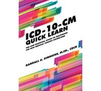Randall a Simmons ICD-10-CM Quick Learn (Tascabile) Quick Learn Guides