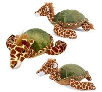 Randimals Mix di animali di peluche - Giraffa e tartaruga ibridi animali di peluche per ragazze e ragazzi - Personaggi animali da abbracciare e morbidi - Giocattoli unici per scoperta e avventura