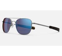 RANDOLPH OCCHIALI DA SOLE mod:AF584 55 SATIN GUNMETAL ZEISS POLAR LE MANS BLUE