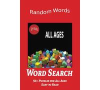 Random Word Search: Word Find Puzzles with Easy-to-Read Print | 6x9 inches | 110 pages | 50+ Puzzles...Gift for Holidays, Vacations and Free Times
