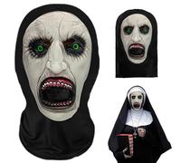 Randomgo Halloween Maschera Spaventosa da Suore, Maschera Horror, per Halloween Carnevale Cosplay Costume Party Props (B)
