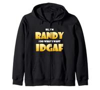 Randy Costume IDGAF Funny Meme Halloween Costume for Randys Felpa con Cappuccio